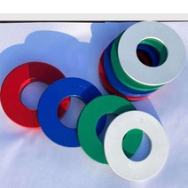 초경량 원판 저중량 바벨 플레이트 웨이트 0.25kg, 0.25kg x 2 (한쌍) 5mm