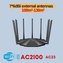 Tenda-와이파이 6 와이파이 라우터 AX3000 AX1500 무선 리피터 텐다 2.4 amp 5Ghz 기가비트 메쉬 AC2100 듀얼 밴드 범위 확장기, [01] Original EU Plug, [04] AC2100 WIFI 5