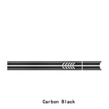 2조각 메르세데스 벤츠 W176 A 클래스 A45 AMG A180 A200 A250 Edition 1 사이드 레이싱 줄무늬 데칼 스티, 07 Carbon Fiber