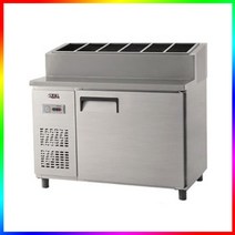 유니크 토핑 냉장고 내부스텐 1200 UDS-12RPAR, 직냉식 메탈릭 토핑냉장고 UDS-12RPAR