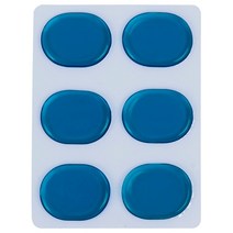 M MBAT 6 개/대 드럼 음소거 패드 댐퍼 실리콘 충격 흡수 타악기 액세서리, [03] Blue