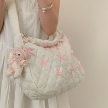 [퀼팅] 리본코어 포인트 퀼팅 숄더백