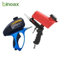 샌드블라스트 쇼트기 Binoax 방청 샌드 블라스터 핸드 헬드 공압 샌드 블라스팅 유리 삭제 표시 분무기 샌드 블라스팅, 푸른