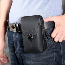 레인워크 소가죽 미니백 가죽힙색 허리가방 케이스 힙색 파우치 핸드폰가방 벨트 허리쌕 G203