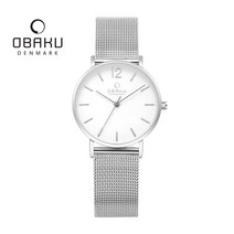 V197LXCWMC 오바쿠 OBAKU 여성용 메쉬밴드 시계