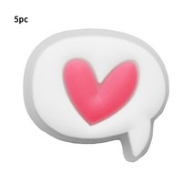 크록 자비츠 장식 악세사리 참 세트5pcs 미니 빛나는 귀여운 선물 만화 장식 PVC 키즈 성인 남성 여성 Cr
