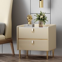 우드슬랩식탁 테이블 Rock Slab Solid Wood Simple Modern Light Luxury Bedside Table Sense of Complete, 04 D