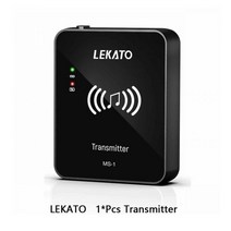Lekato Cuvave Wp-10 2.4G 무선 이어폰 모니터 송신기 수신기 시스템 지원 스테레오 모노 전화 녹음 M-Vave M8, LE 1 Pcs Transmitter