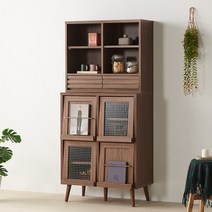 엔틱오피스 로가 730 플랩도어 수납장 세트.미아트, 월넛, 월넛