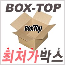 [박스탑]박스묶음판매501호500x300x150mm-60장A형b골/택배박스, 단품