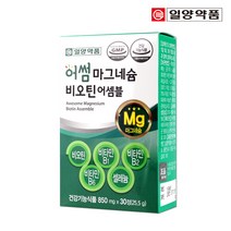 일양약품 고함량 산화 마그네슘 비오틴 어린이 임산부 비타민b 영양제 1박스, 30정, 30정