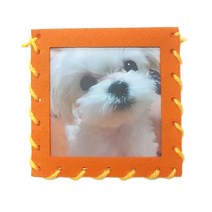 바느질놀이 펠트미니액자만들기10인용 펠트액자, 단품