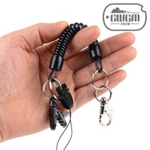 지원군몰 분리형 멀티 스프링줄 휴대폰 분실방지 스트랩 핸드폰줄 여행 등산 낚시 병원 물품 도난방지줄, 1개, 1.2X8CM