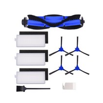 Anker Eufy Robovac 11S 30 15C 15T 12 25C 35C ISEELIFE 로봇 진공 청소기 액세서리 용 기본 필터 롤러 사, 02 10pcs Combo Kit