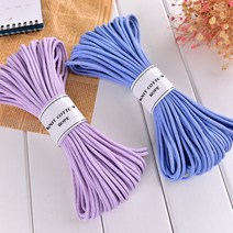 [소분] 세기텍스타일 3.0mm 36m 니트 코튼 순면 마크라메 로프 (30color), PURPLE, 1개