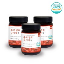 SY 홍국 발효 구기자 정 500mg 120정 2달분구귀자 볶음 볶은 베타인 청양 진도 홍국균 모나콜린K 발효유산균 국산 식약처 식약청 인증 인정, 홍국균구기자정500mgx120정3set