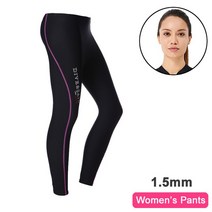 다이빙 드라이 서핑 수트 웻수트 여름 다이빙 및 잠수복 탑 또는 바지 1.5mm 2mm 3mm 네오프렌 자켓, 10 1.5mm Women Pants_03 M