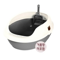 마칼 거름망 화장실(그레이) 고양이 평판 초대형 배변