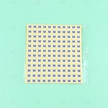 사이즈 스티커 의류 옷 크기 영문사이즈 원형스티커 치수 포장 라벨 쇼핑몰 15장/묶음 M