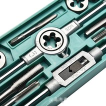 필수 핸드탭 나사가공 수동탭 다이스 탭가공 12개 세트