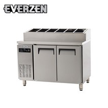에버젠 직냉식 토핑테이블(1200) 2도어 UDS-12RPDE-NSV 토핑냉장고 올스텐 디지털, 1층까지 배송