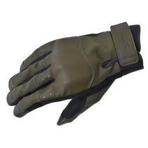 코미네 여름 글러브 바이크 빈티지 장갑 가죽 메쉬 GK-256 OLIVE, OLIVE-2XL