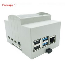 라즈베리 파이 4 모델 B 케이스 화이트 보호 3 드롭쉽 인클로저, Case for 4B, 5.Case for 4B