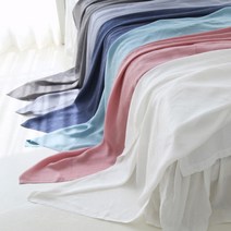 디케이홈 [풍기인견 100%] 여름 쿨 홑이불 이불, 스카이