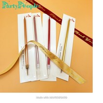 메탈 롱캔들 특이한 생일 축하 숫자 케이크 초 브라이덜 샤워 프로포즈, 골드