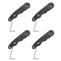 휴대용 스케이트 보드가방 4pcs 접는 신발 레이스 풀러 휴대용 레이스 강화제 도구 하키 아이스 스케이트 피겨 스케이트 부팅을위한 스케이트 레이스 강화제, 빨간색