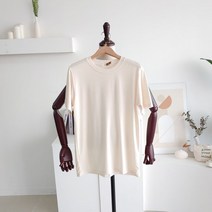 메이룸 디욜r 무지 파스텔 이너 반팔티셔츠