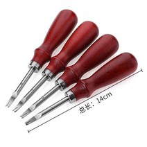 수공구가죽 공예용 날카로운 가장자리 베벨 러 0.8/1.0/1.2/1.5mm 스카이빙 나이프 커팅 핸드 크래프트 도, 02 1mm