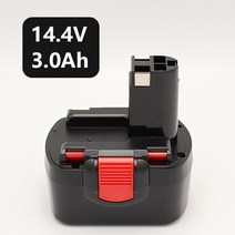 노감성 보쉬 전동공구 전동드릴 배터리 호환 충전기 7.2v 9.6v 12v 14.4v 18v 18V 1500Ah ZNZMO, 14.4v 3.0Ah(3000밀리암페어아워)개