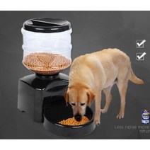 Qita 고양이 애완동물자동배식 자동사료공급 개밥주는기계, 검정색, 단일상품mg, 단일상품cc