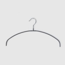 [JAJU/자주] 어깨 자국이 나지 않는 PVC 티셔츠용 옷걸이 3개_그레이, FR, 스틸그레이