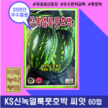 23년산 신녹얼룩풋호박 씨앗 60립- 국내생산종자 손쉬운 재배 재래종 맛 그대로