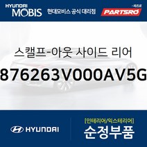 그랜저HG 순정 사이드미러 커버(백미러 스캘프) 우측(브론즈그레이) (876263V000AV5G)