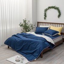 체고케어 차렵 고밀도 순면 사계절 먼지없는 이불 세트 슈퍼싱글/퀸