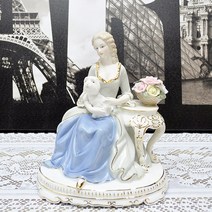 BnH [BnH]야드로 인형 강아지와 여인 IHJS_15_2, 단품