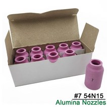 42mm 54N14 54N15 54N16 54N17 54N18 TIG WP17 18 26 용 알루미늄 세라믹 노즐 용접 토치 액세서리 소모품, 02 10pcs, 04 54N15