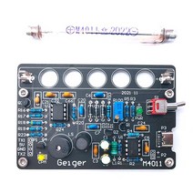 가이거 카운터 키트 DIY 모듈 밀러 튜브 GM 핵 방사선 검출기 미터, 01 Black, 01 Black