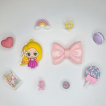 라푼젤 공주 크록스 파츠 세트