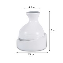 머리 두피 마사지기 전동 관리기 안마기 홈케어 갈바닉 케어 머리지압기 마사지 전기 진동 무선 마사지 바디 충전식 자궁 경부 척추 다기능 진동 목 마사지, 협력사, 하얀