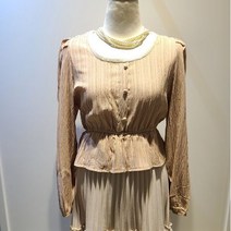 [헤이린뉴욕] 밴딩싸개콩단추블라우스 NC경산점 HLSBL1034