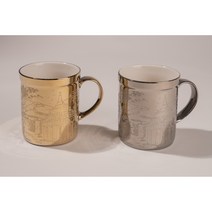 [휴먼세라] 클래식 라운드 세라믹 도자기 머그컵(2pcs), 2개