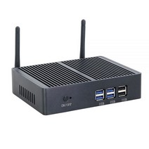 초소형 컴퓨터 PC 미니 팬리스 HTPC 인텔 코어 i3 7100U i55200U 셀러론 Widows 10 pro 데스크탑 DDR3L WiFi VGA 그래픽 miipc, 8G RAM 512G SSD WIFI, Core i3-4005U