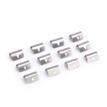 바람/비 디플렉터 금속 피팅 교체 Heko G3 SNED 스테인레스 스틸 자동차 액세서리 호환, 12PCS