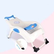 임산부 노인 환자 샴푸 목욕 샤워 욕실 화장실 머리감는 의자, 블루-높이조절가능