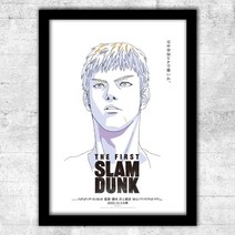 더 퍼스트 슬램덩크 굿즈 판플랫 THE FIRST SLAM DUNK 극장판 smb001, 블랙 프레임, 오렌지 21