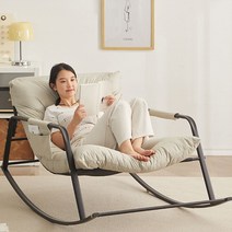 독서 휴식 안락생활 리클라이너 스윙체어 흔들의자, 혼합색상